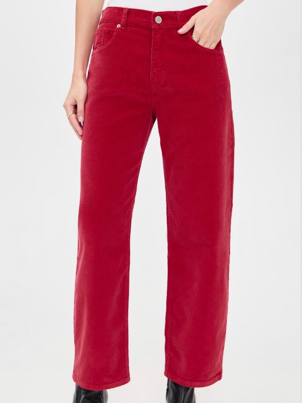 La Ligne Marilyn cotton-blend‎ corduroy wide-leg pants